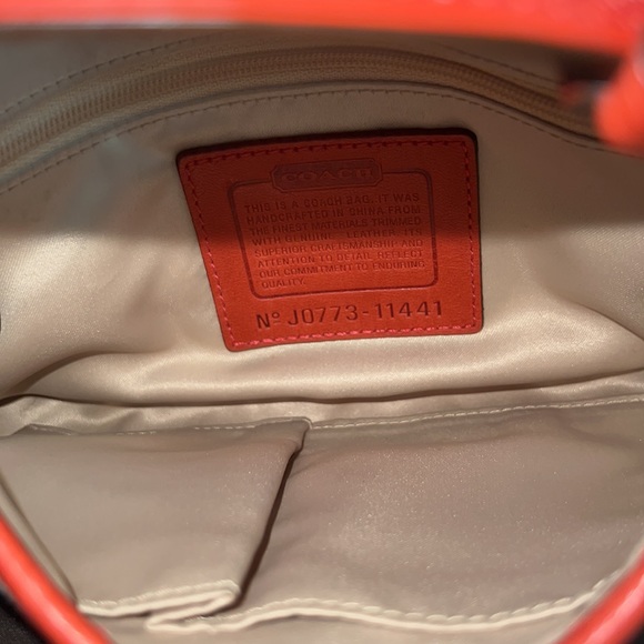 COACH top handle bag with buckle details - Picture 3 of 7